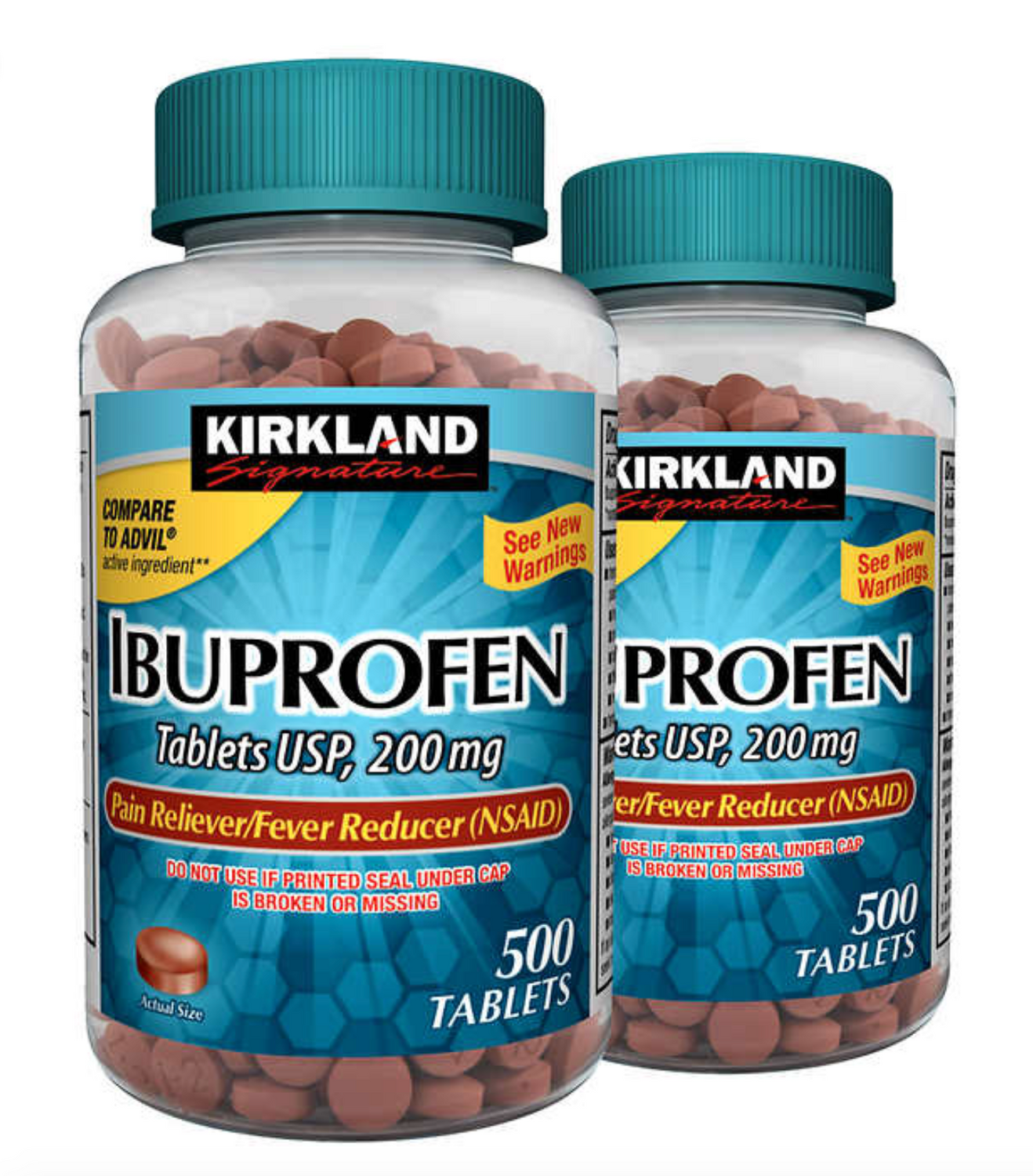 Kirkland Signature Ibuprofen, 200 mg, 1,000 Tablets