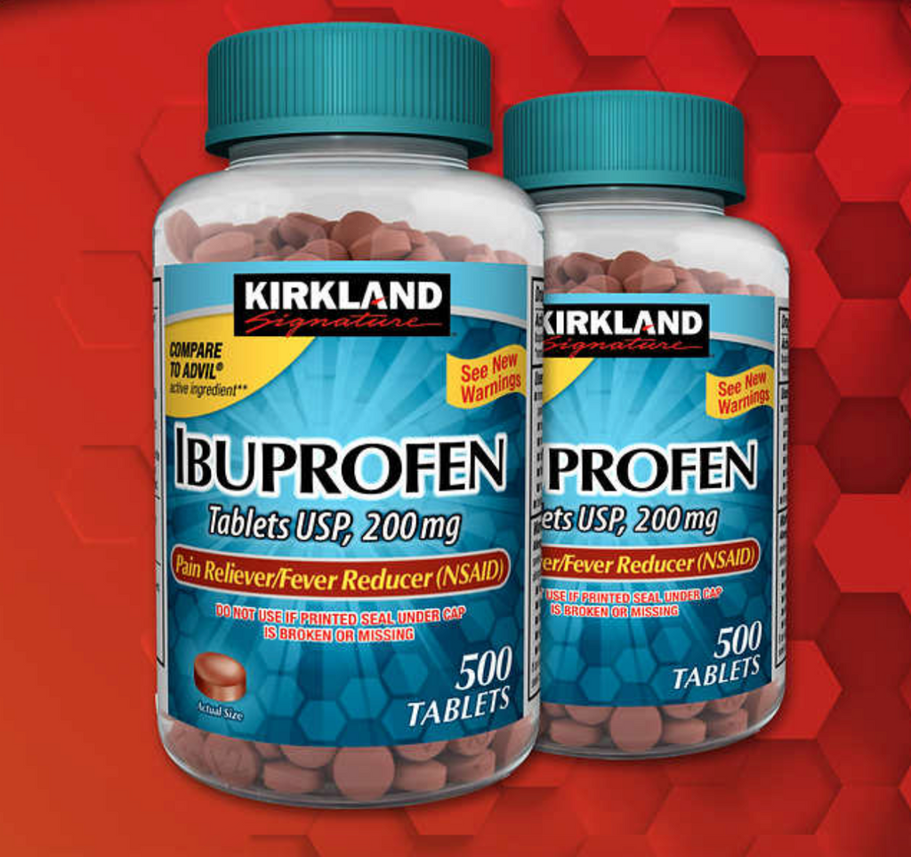 Kirkland Signature Ibuprofen, 200 mg, 1,000 Tablets
